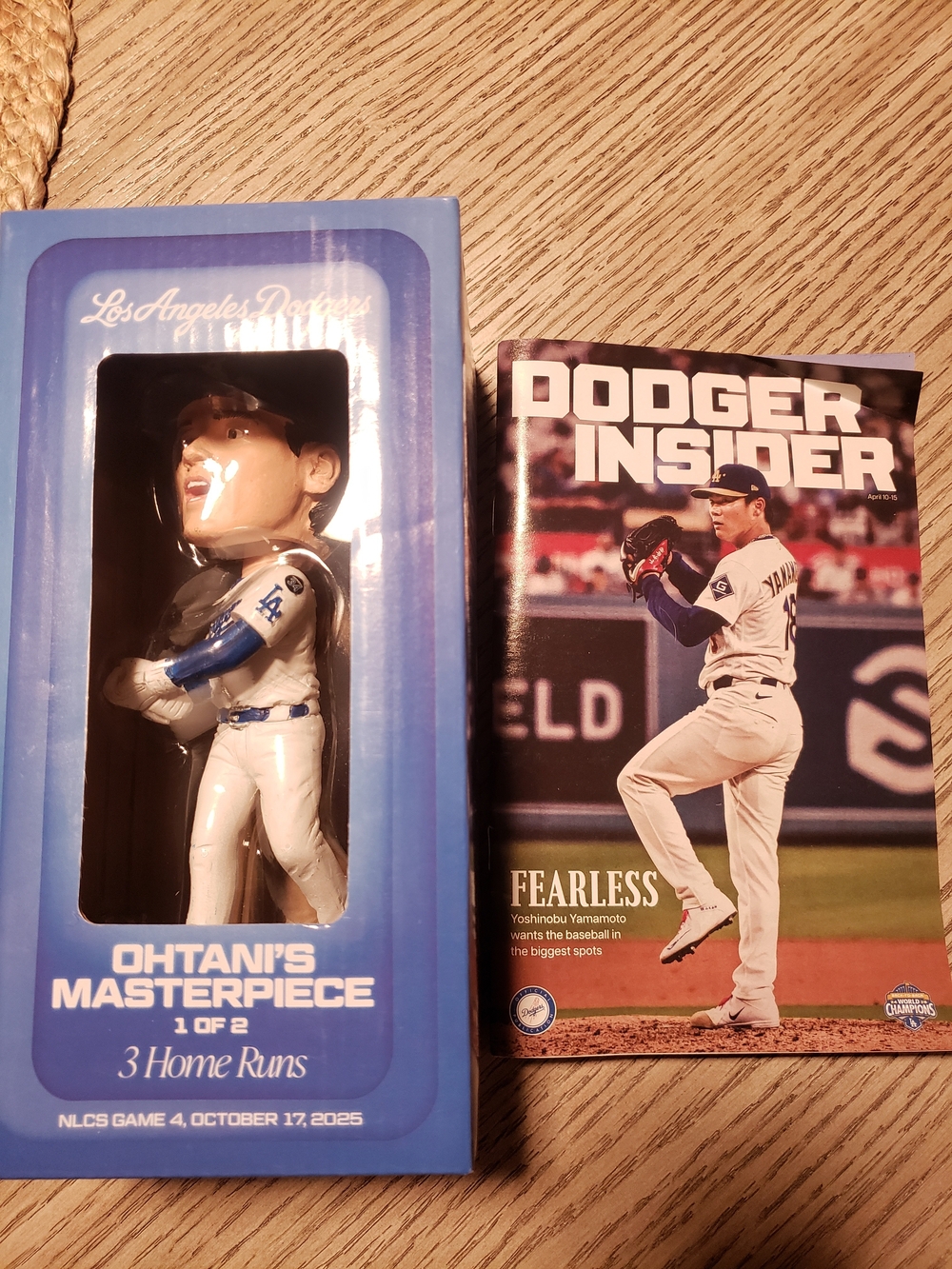 Ohtani Masterpiece Dodgers Bobblehead - Blue & White